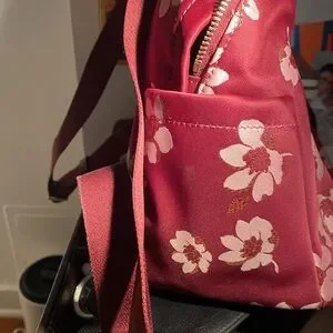 Kate Spade Burgundy and Pink Floral Backpack Kate Spade New York Chelsea Medium Backpack | Brixton Baker main image 2